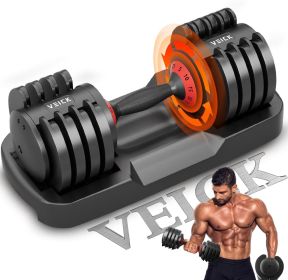 25LB 5 in 1 Single Adjustable Dumbbell Free Dumbbell Weight Adjust with Anti-Slip Metal Handle, Ideal for Full-Body 25LB 5 in 1 Single Adjustable Dumbbell Free Dumbbell Weight Adjust with Anti-Slip Metal Handle, Ideal for Full-Body