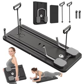 Pilates Board-Reformer Set,Multi-Purpose Foldable Reformer Board for Home,5in1 Pilates Sliding Board,Purple (Color: Black) Pilates Board-Reformer Set,Multi-Purpose Foldable Reformer Board for Home,5in1 Pilates Sliding Board,Purple (Color: Black)